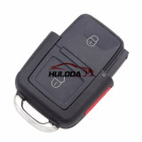 For VW 2+1 button remote key blank