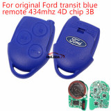For Ford original Transit blue remote key with 434mhz with 4D chip FCCID:6CIT15K601 AG AG