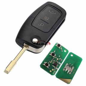 For Ford Mondeo 3 button Remote key with  434MHZ  and 4D60  chip