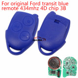 For Ford original Transit blue remote key with 434mhz with 4D chip FCCID:6CIT15K601 AG AG