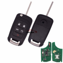 For buick 4+1 button remote key with 315mhz unkeyless , with 7941 chip