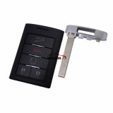 Cadillac 5 button smart keyless remote key GM hitag2 chip  315mhz with logo