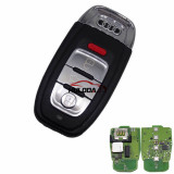 For Audi 3+1 button keyless remote key with 315mhz For Audi A6, A8, Q3,Q5,Q7, NPX F7945AC1500 CMK008 05 Tn617381