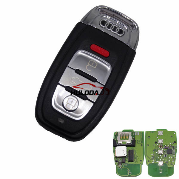 For Audi 3+1 button keyless remote key with 315mhz For Audi A6, A8, Q3,Q5,Q7, NPX F7945AC1500 CMK008 05 Tn617381