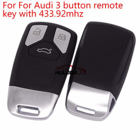For Audi original keyless 3 button remote key with 433.92mhz FOR AUDI Q7 +2017 (4M0959754T) 4103 3617000068551019 H40/0105/08S 17171 Model:AK01