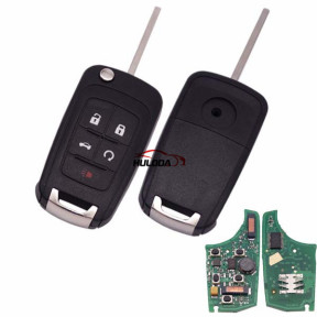 Chevrolet keyless 4+1 button remote key with 315mhz 7952 chip