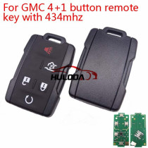 For GMC 4+1 button remote key with 434mhz only has remote function , no ignition fucntion