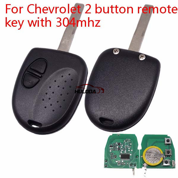 Chevrolet 2 button remote key with 304mhz