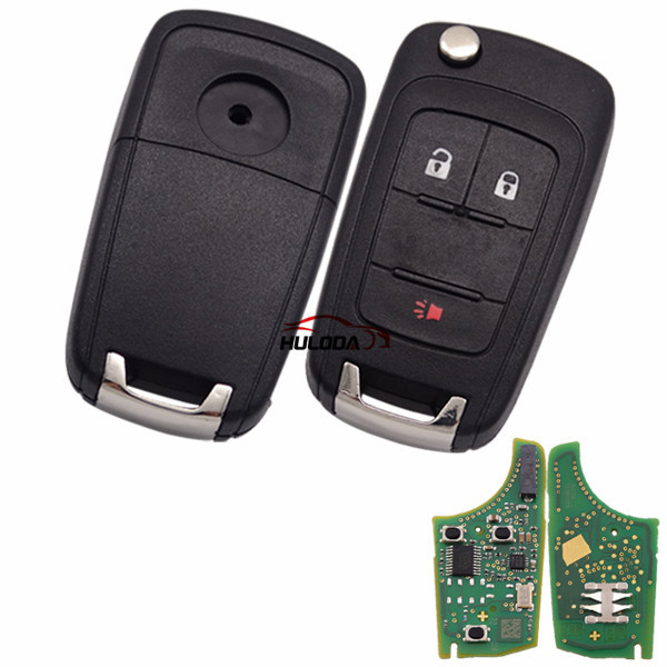 original Chevrolet  2+1 button remote key with 434mhz  5WK50079 95507070 chip GM(HITA G2) NXPF41E30 DS59906 Tnd4192