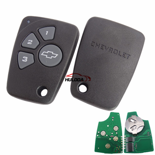 Chevrolet 4 button remote key with 434mhz without logo