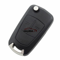 For opel 2 button  remote key blank with HU101 blade