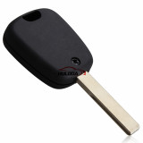 For peugeot 2 button remote key blank with hu83 407blade without logo