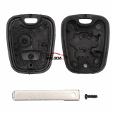 For Citroen 2 button remote key with 307 blade ( with citroen metal logo  )