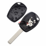 For Renault 2 button remote key blank (With Logo)