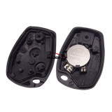 For Renault 2 button remote key with 433mhz & 7961M(HITAG AES) chip no blade