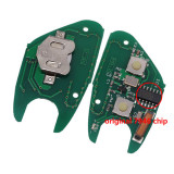 After market for Renault Trafic/Master/Kango  2 button remote key with 433Mhz and  ID46  PCF7946
