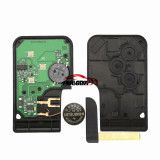 For Renault:Megane II,Scenic II,3 button card  pcf7947-433mhz Key profile:Renault Smart ( with logo )