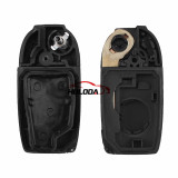 For Volvo 3+1 button flip remote   key shell