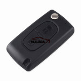 For Peugeot 307 blade 2 buttons flip remote key blank ( VA2 Blade - 2Button - No battery place )