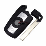 For Bmw 5 series key shell  with emergency blade (battery part can open, is separted)