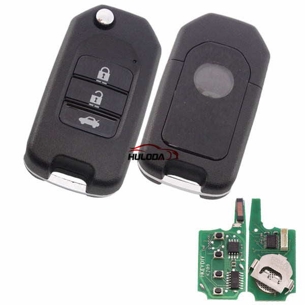 For Honda style 3 button keyDIY remote NB10-3 universal   For KD300,KD900,URG200,mini KD and KD-X2 generate new keys ,For produce any model  remote