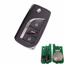 For Toyota style 3 button remote key B13 for KD300 and KD900 to produce any model  remote