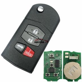 For Mazda style 4 button remote key B14 for KD300,KD900,URG200,mini KD and KD-X2 generate new keys ,For produce any model  remote