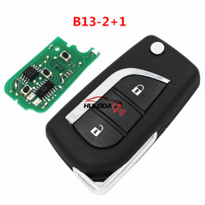 For Toyota style 2+1 button remote key B13 for KD300,KD900,URG200,mini KD and KD-X2 generate new keys ,For produce any model  remote