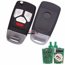 For Audi Style 3+1 button keyDIY remote NB26-3+1 universal For KD300,KD900,URG200,mini KD and KD-X2 generate new keys ,For produce any model  remote