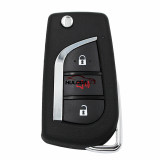 For Toyota style 2+1 button remote key B13 for KD300,KD900,URG200,mini KD and KD-X2 generate new keys ,For produce any model  remote