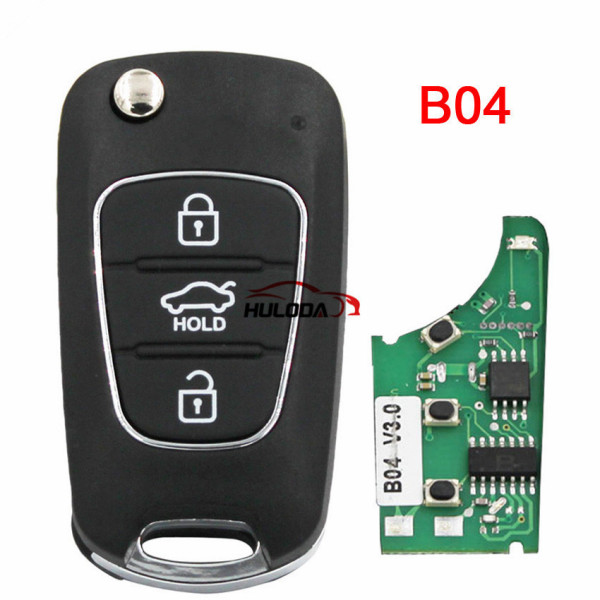 For Hyundai style 3 button remote key B04 For KD300,KD900,URG200,mini KD and KD-X2 generate new keys ,For produce any model  remote