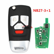 For Audi Style 3+1 button keyDIY remote NB27-3 Multifunction  For KD300,KD900,URG200,mini KD and KD-X2 generate new keys ,For produce any model  remote