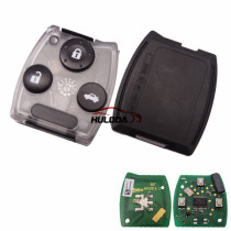 For Honda Civic 3 button remote with 313.8mhz with original PCB board with 46 chip