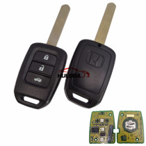For Honda 3 button original remote key with 433.92mhz chip:47-7961XTT  the PCB is original , key shell is after market