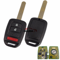 For Honda 2+1 button original remote key with 434MHZ with chip 47-7961XTT inside