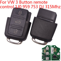 VW 3 Button remote control 1J0 959 753 DJ 315Mhz