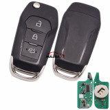 For Ford ESCORT 3 button remote key with Hitag Pro chip-434mhz with HU101 blade