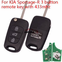 For KIA Sportage-R 3 button remote key with 433mhz