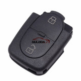 For Audi 2 button remote key shell without panic  (2032 battery  Big battery)