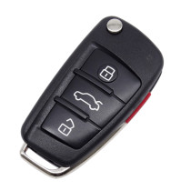 For Audi A6L 3+1 button Remote key Blank