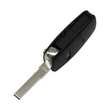 For Audi 2+1 button remote key blank with panic (2032 battery Big battery)