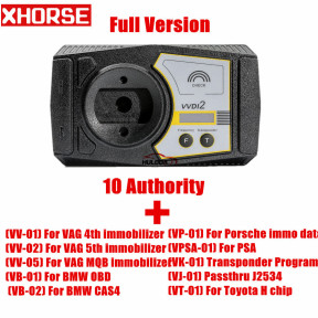 Xhorse VVDI2 V6.6.0 VVDI2 Full Version Commander Key Programmer VVDI Full Version with ID48 96Bit Copy & VAG MQB Immobilizer