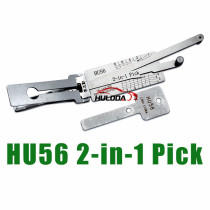 HU56 Old Volvo lock pick and decoder  together  2 in 1   genuine ! used for  Volvo,for Mitsubishi, for Jaguar