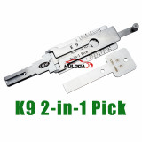 Lishi Korean Kia K9 lock pick and decoder  together  2 in 1 used for kia and others