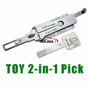 Toy 2 track lock pick and decoder  together  2 in 1  genuine !