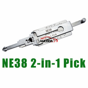 Lishi Ford,nissan NE38 lock pick and decoder  together  2 in 1 used for  Honda, Ford,   Nissan, Land Rover and other models