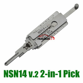 Nissan and buick NSN14 decoder and lockpick combination  genuine !  used for Nissan Teana, Tiida, sunlight,  Sylphy, X-Trail, Qashqai, Infiniti