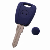 For Fiat transponder key blank with GT15R blade（ blue color）