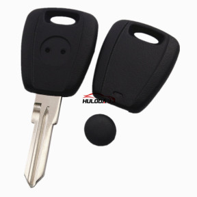For Fiat transponder key blank with GT15R blade（ black color）
