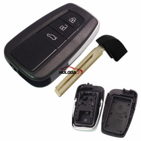 For Toyota 3 button remote key blank with blade,the blade switch on the front-shell-part